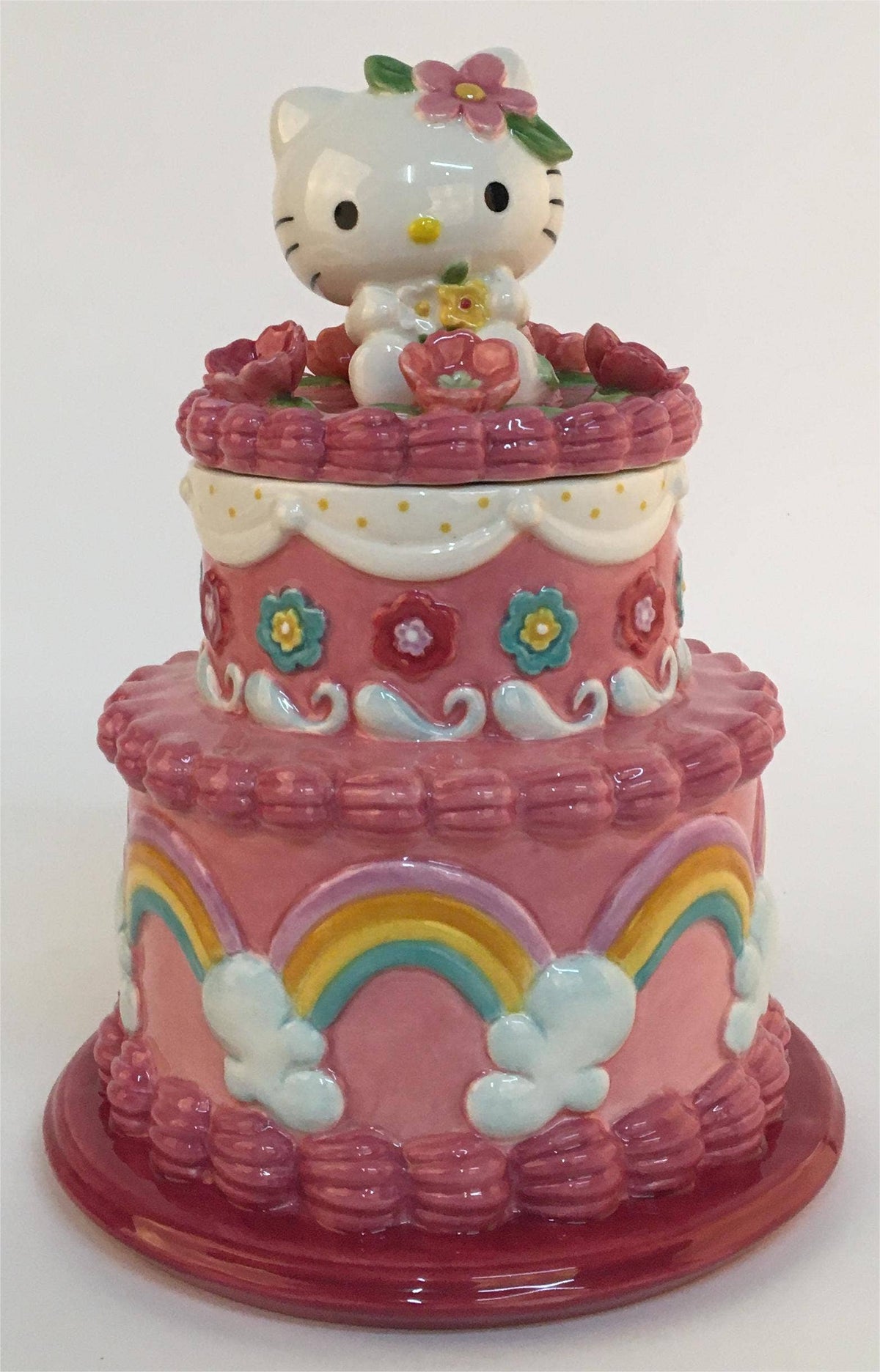 Hello Kitty Cake Cookie Jar by Blue Sky Clayworks