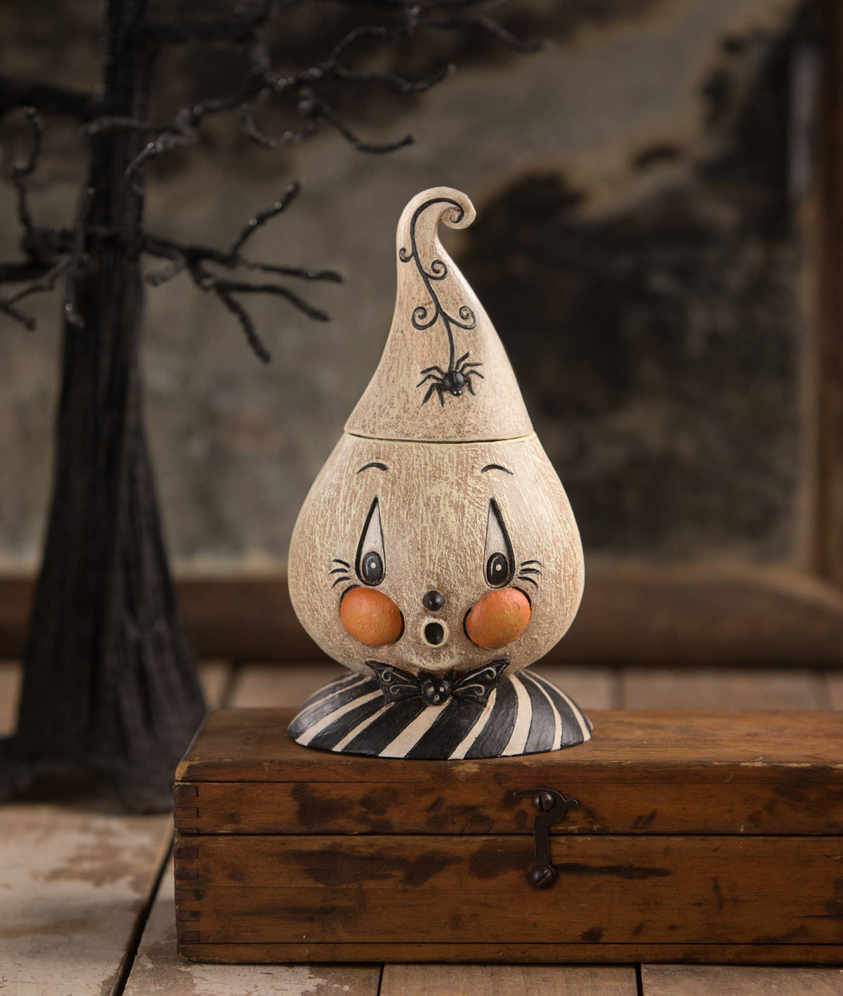Morty Boo Meringue Treat Container JP1056 by Johanna Parker for Bethany Lowe Designs