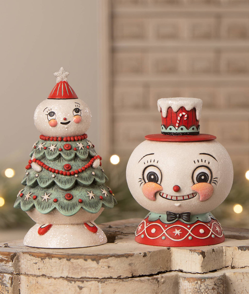 Peppermint Snow Beau Container by Johanna Parker Design, view 4