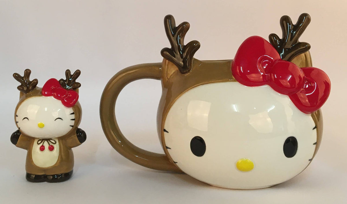 Hello Kitty Figural Mug & Figurine Gift Set by Blue Sky Clayworks