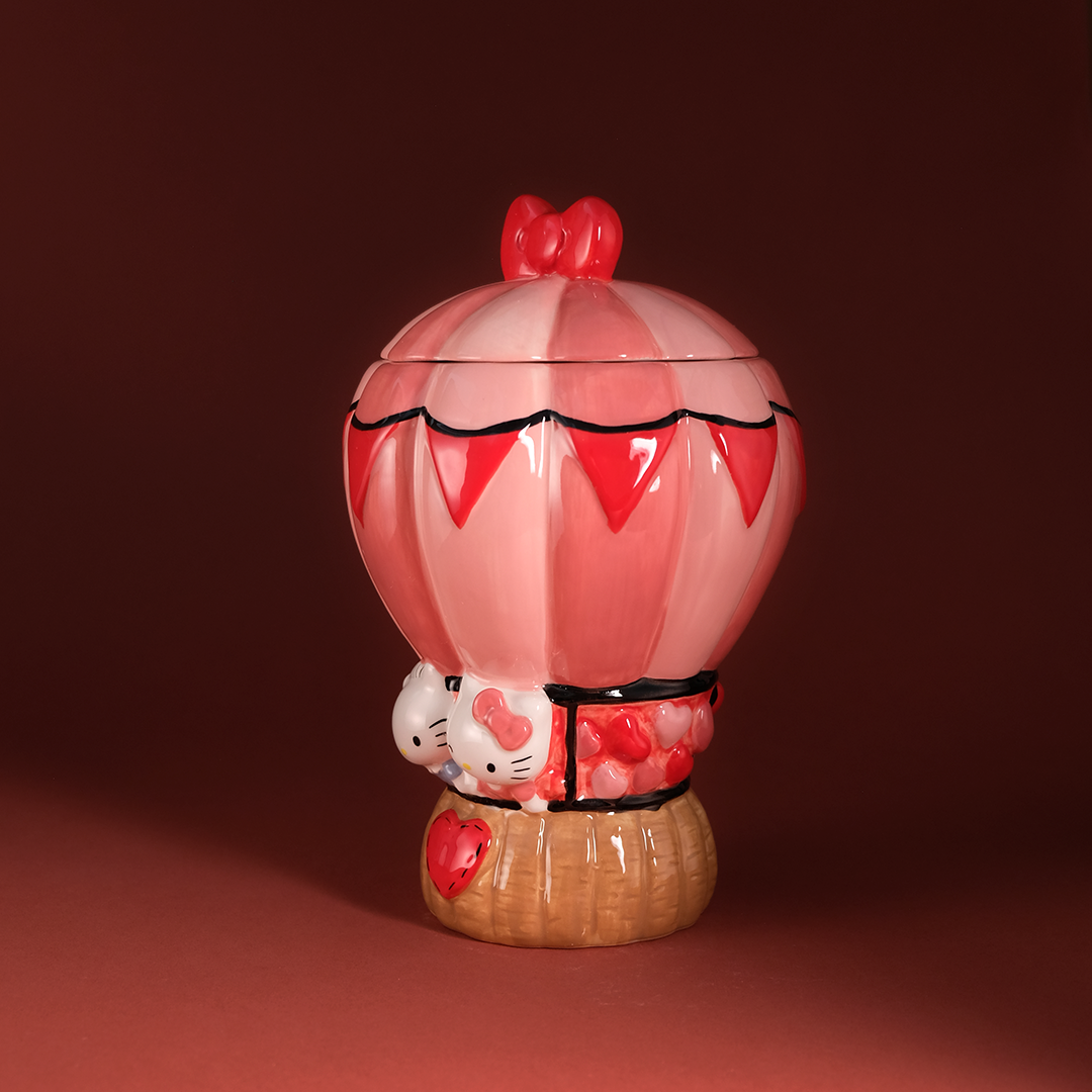 Hello Kitty and Dear Daniel Balloon Cookie Jar by Blue Sky Clayworks – view 2