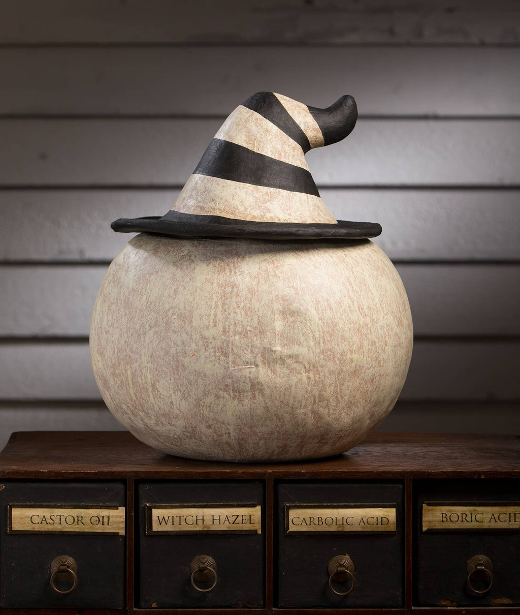 Ghostie Stew Large Light-Up Ghost Container by Johanna Parker Design, view 4