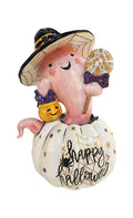 Pink Ghost Figurine by Blue Sky Clayworks