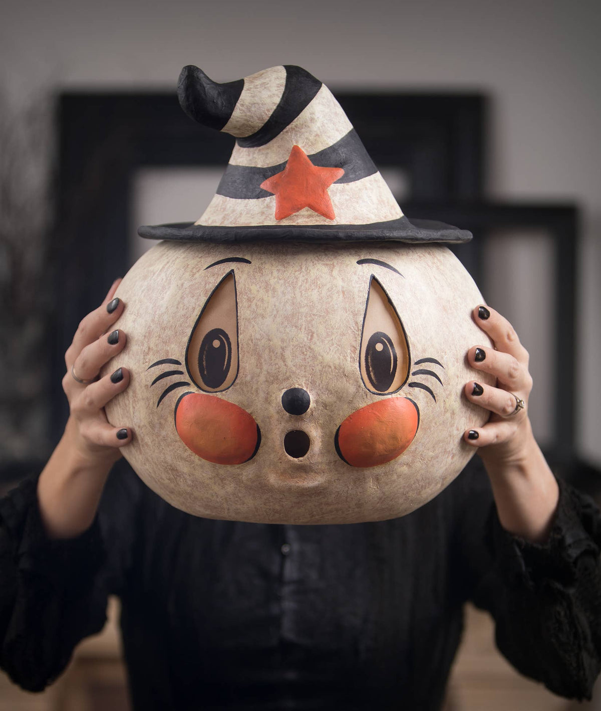 Ghostie Stew Large Light-Up Ghost Container by Johanna Parker Design, view 5