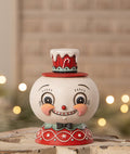 Peppermint Snow Beau Container by Johanna Parker Design, view 1