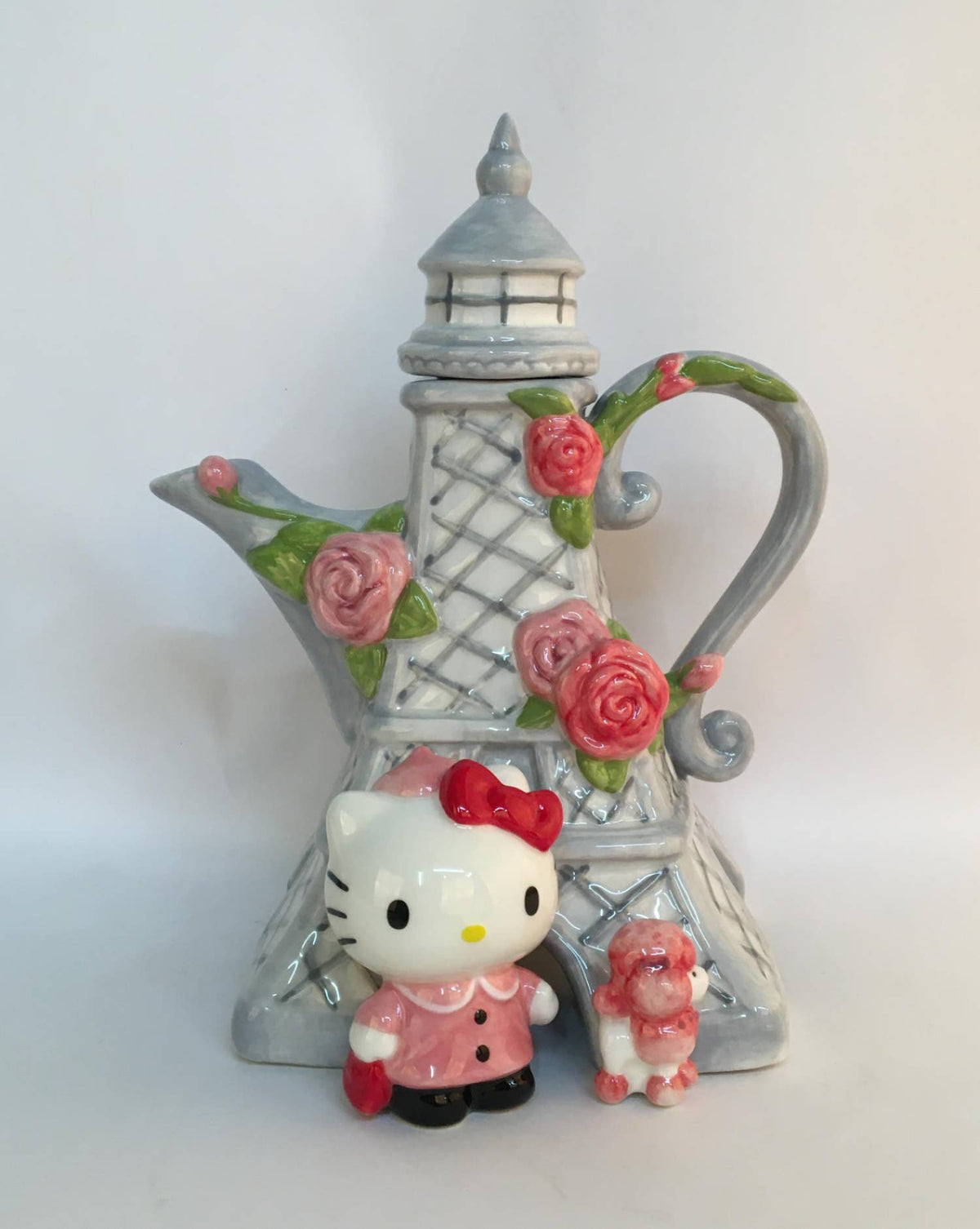 Hello Kitty Bonjour Paris Teapot by Blue Sky Clayworks