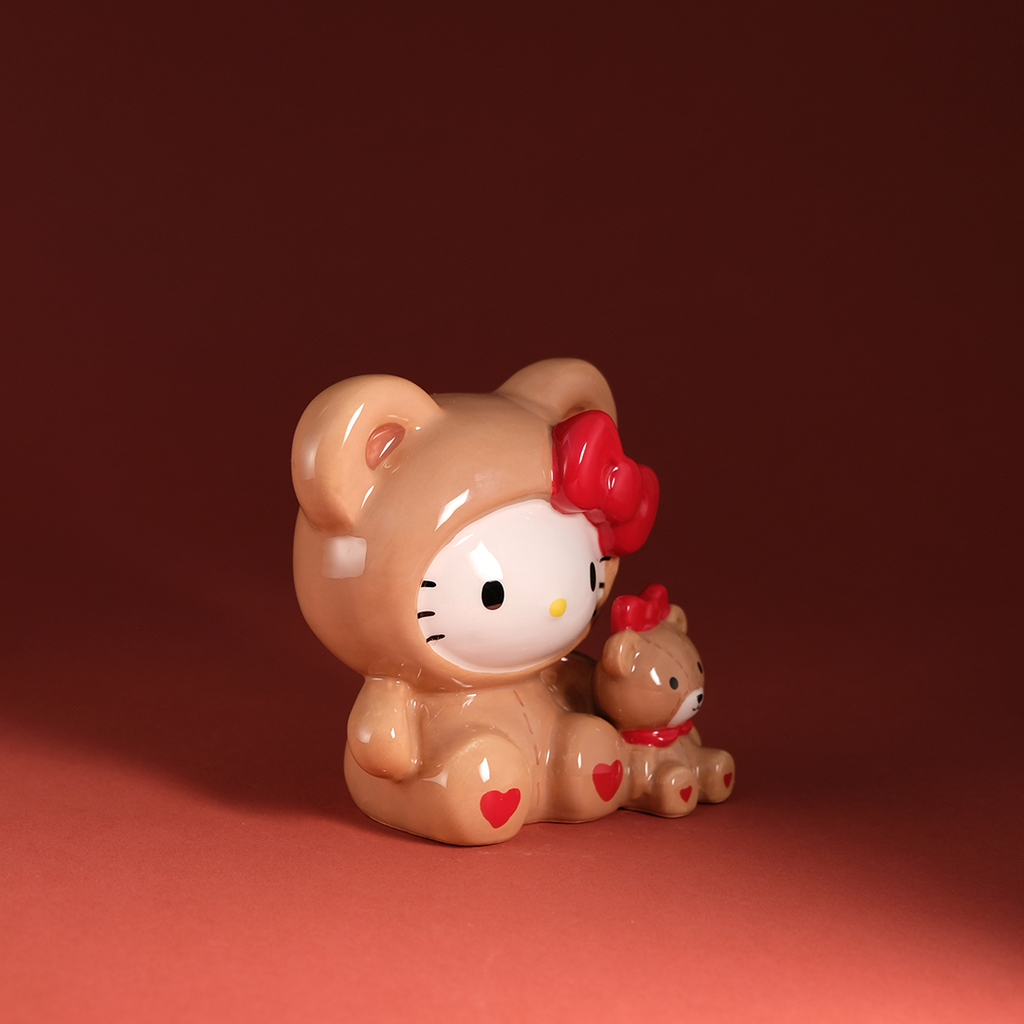 Hello Kitty and Teddy Bear Love Figurine by Blue Sky Clayworks – view 4