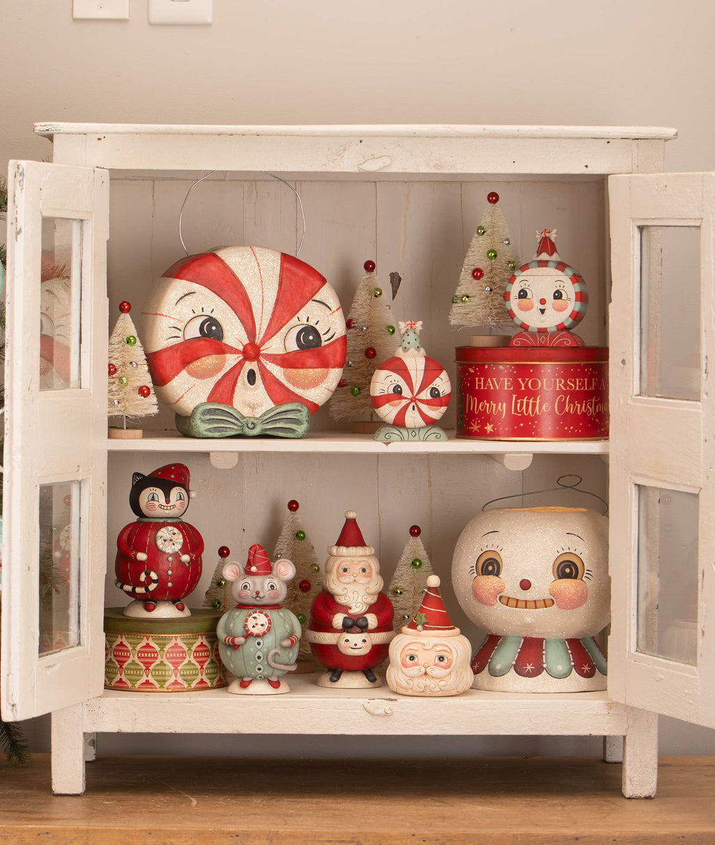 Minty Beau Snow Glow Lantern Bucket by Johanna Parker Design, view 4