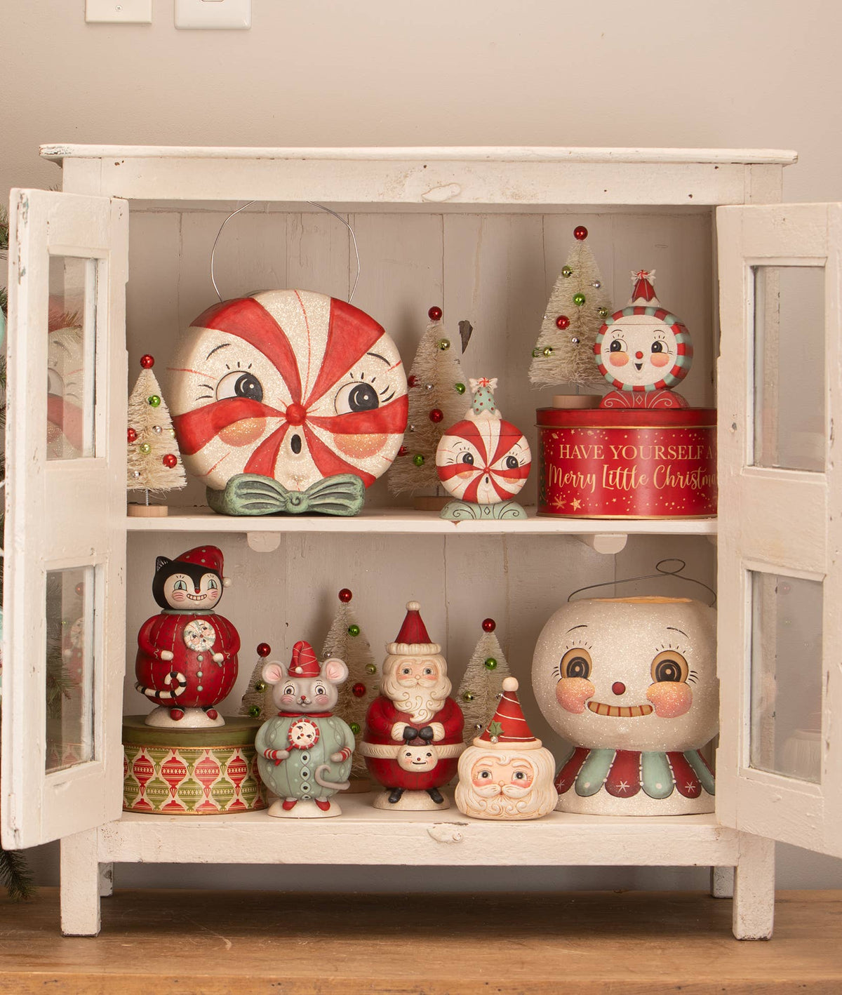 Minty Beau Snow Glow Lantern Bucket by Johanna Parker Design, view 4