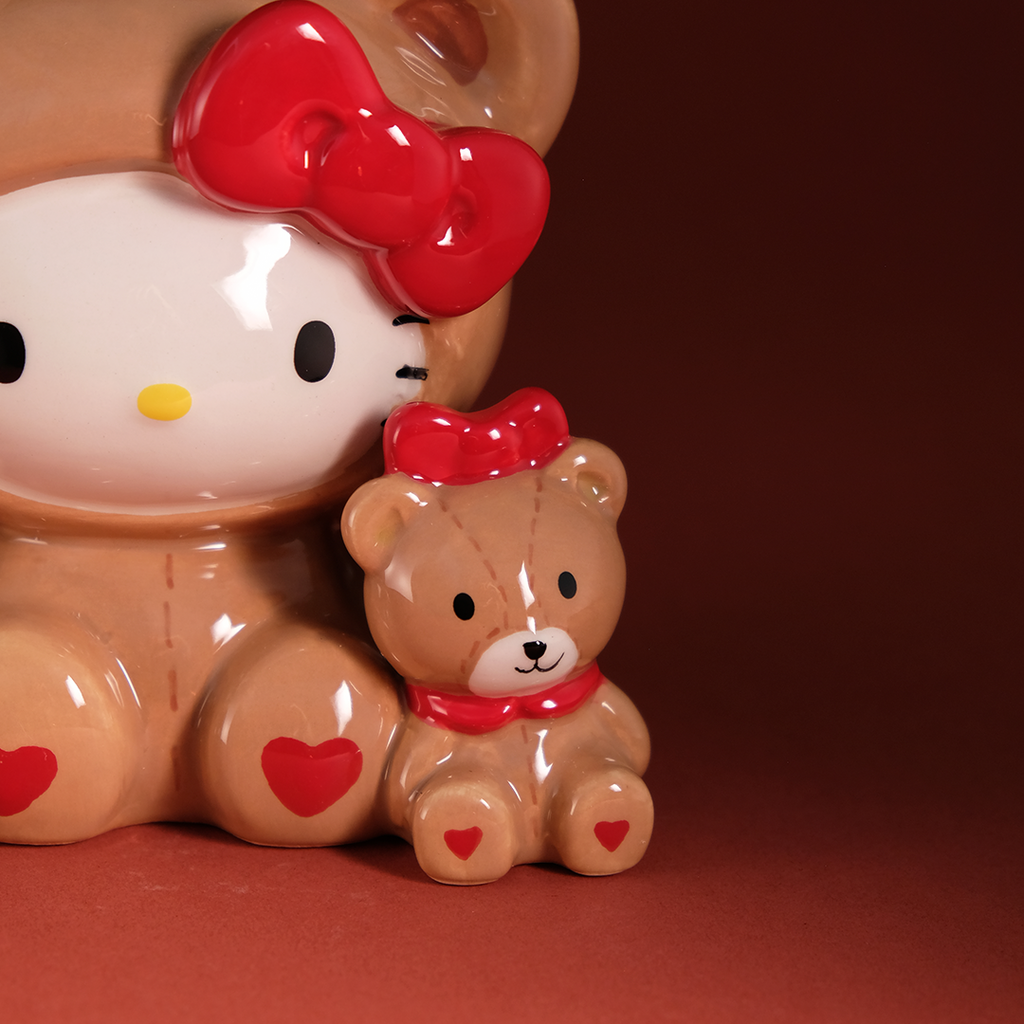 Hello Kitty and Teddy Bear Love Figurine by Blue Sky Clayworks – view 6