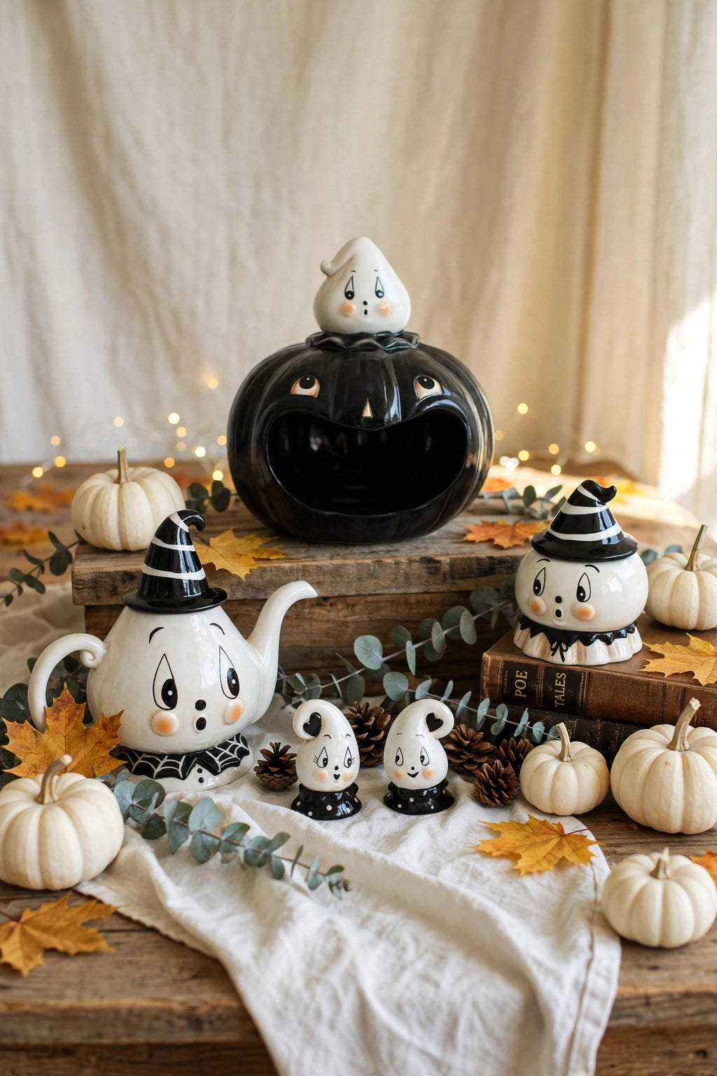 Johanna Parker 2026 Gus Ghost black pumpkin five-piece collection styled for autumn