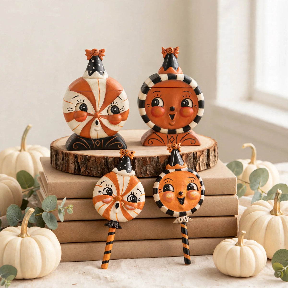 Spooky Sweet Treat 4-Piece Collector Set by Johanna Parker Design for Bethany Lowe Designs